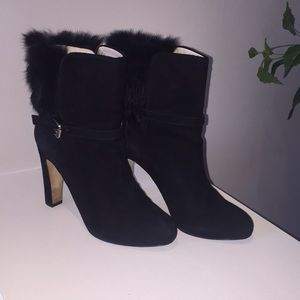 Venezia - La Fenice - Heeled Boots w/ Fur accent